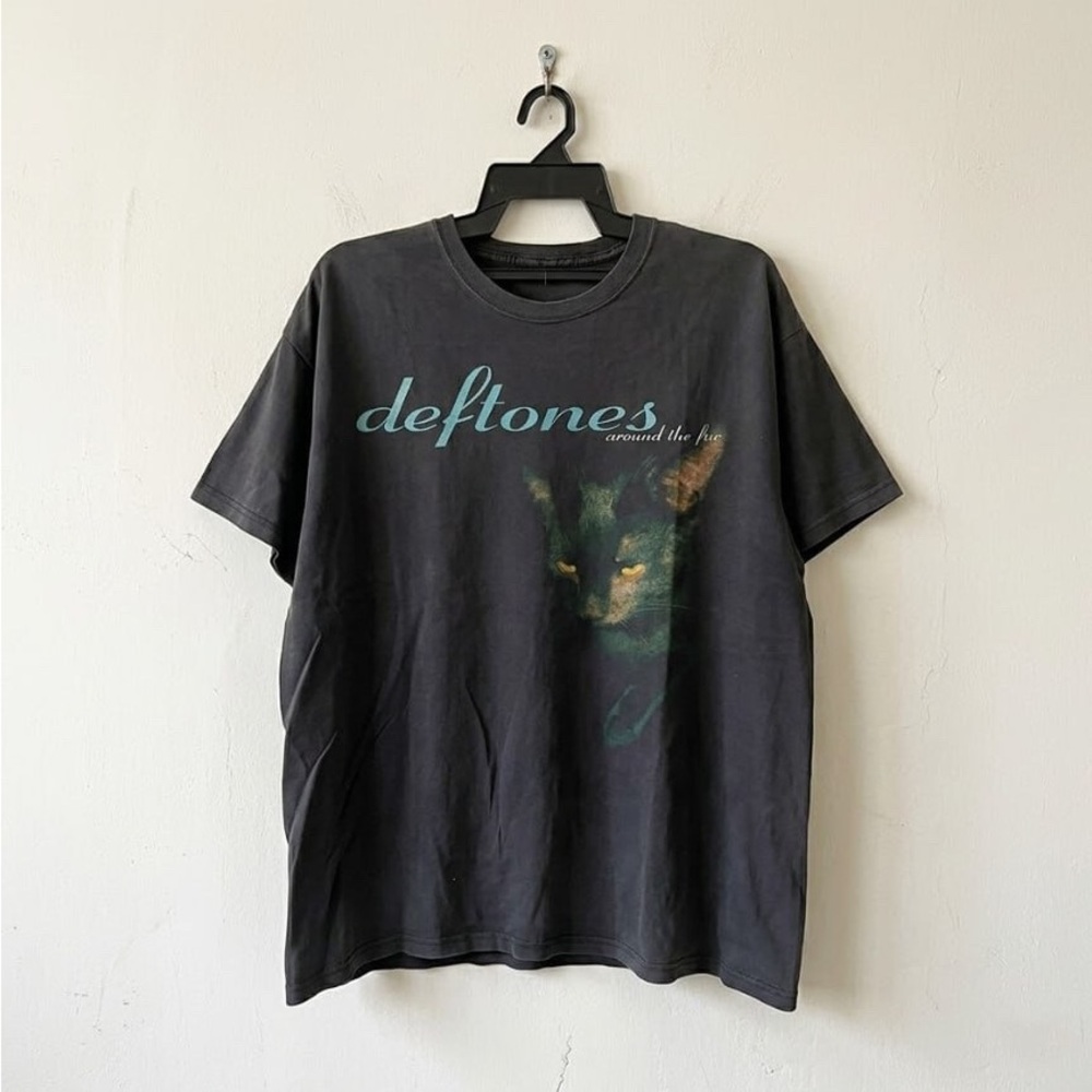 Deftones 'Around the Fur' Band Cat T-shirt